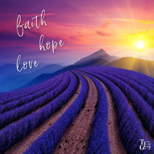 Tasmanian Lavender Gifts Wishes Faith, Hope and Love at Easter and Beyond