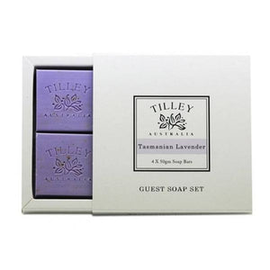 Tilley Tasmanian Lavender Range Guest Soap Pack of 4 ~ Tasmanian Lavender Gifts